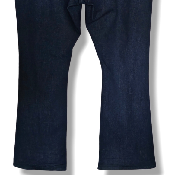 Signature By Levi Strauss Mid Rise Bootcut Plus Size 22 Dark Wash Stretch - Picture 7 of 10